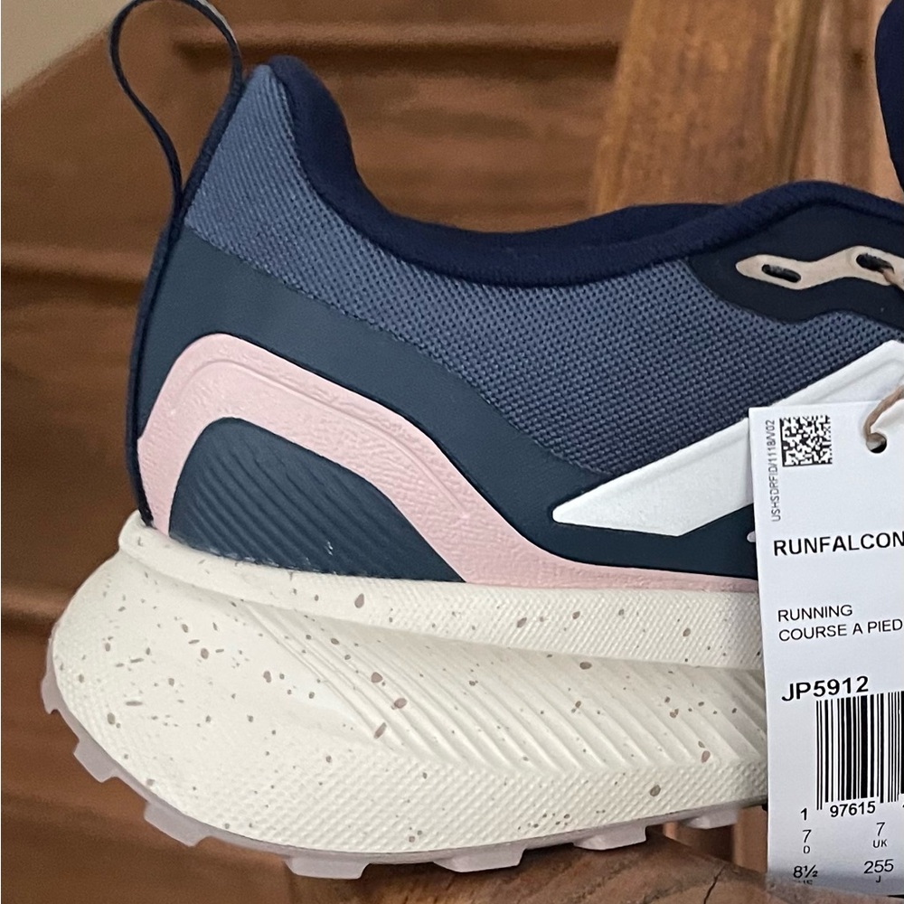 NIB NWT ADIDAS WOMENS RUNFALCON 5.0 TRAILRUNNING CLOUDFOAM WATER REPELLENT SZ8.5 - Picture 2 of 14